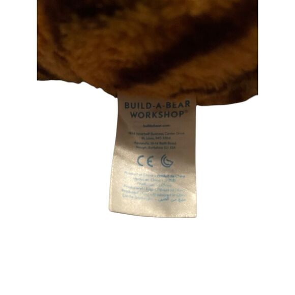 Build A Bear Orange Black Striped Tiger Cub Blue Eyes Stuffed Animal Plush 14" - Picture 3 of 6